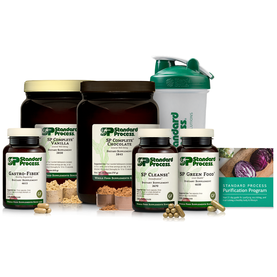 Purification Product Kit with SP Complete® Chocolate, SP Complete® Vanilla & Gastro Fiber® (In-Office)