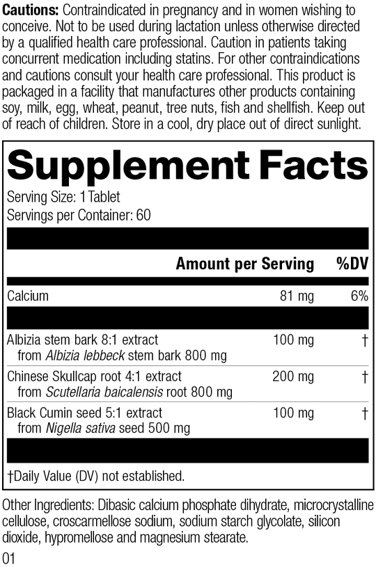 supplement fact label