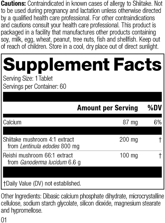 supplement fact label