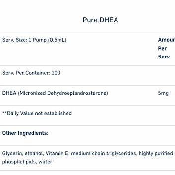 Pure DHEA 1.7 fl oz