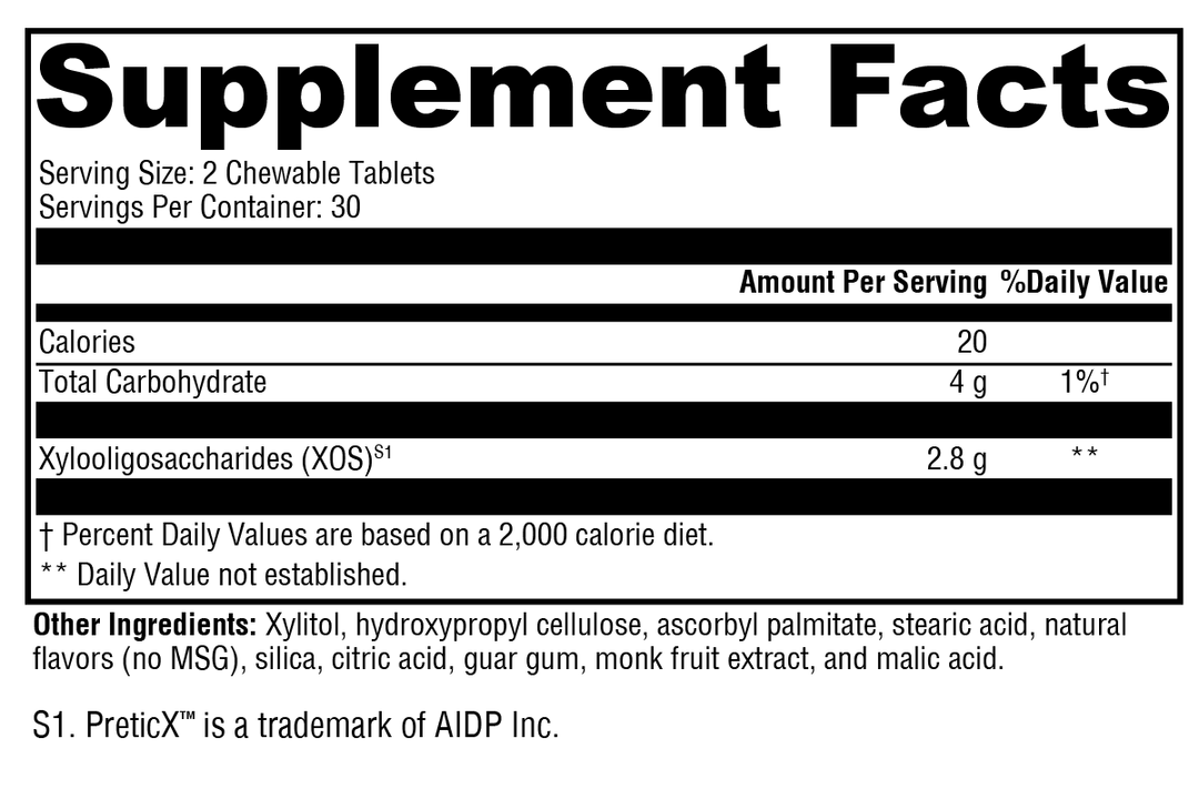 PrebioMax® Natural Sour Apple 60 Tablets