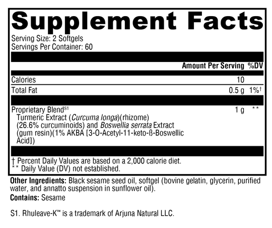 SynovX® Relief 120 Softgels