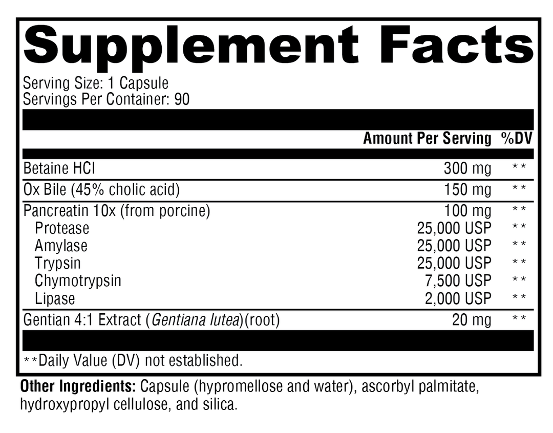 XymoZyme® HCL 90 Capsules